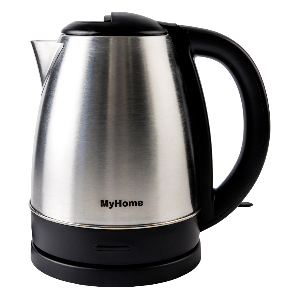 MyHome Electric Kettle Hot Water Kettle 1.7 Liter Stainless Steel Coffee Kettle & Tea Pot, Water Warmer Cordless with Fast Boil, Auto Shut-Off & Boil Dry Protection
